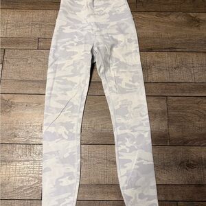 Lululemon Athletica Gray Camouflage Leggings